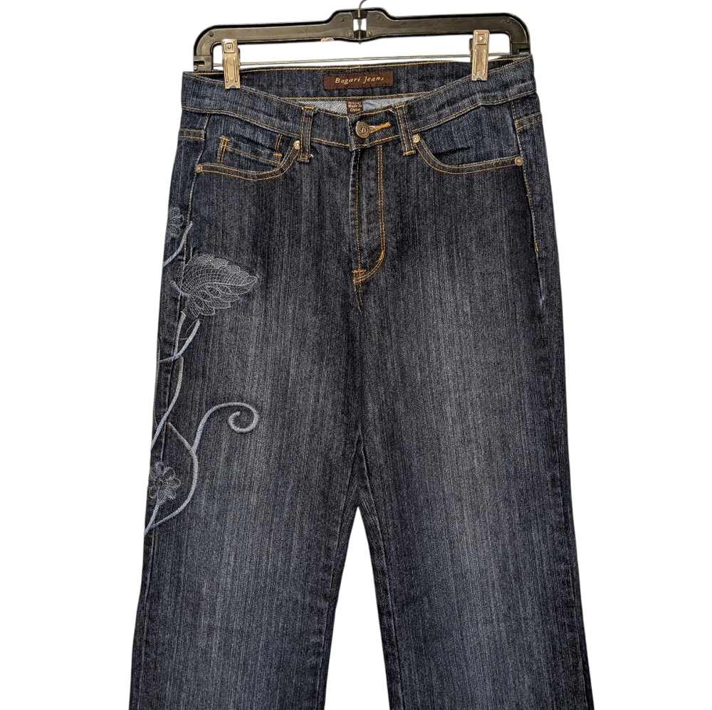Bogari Jeans Womens Size 6 Dark Wash Vintage Western Y2K Revival Boho Hippie - Picture 2 of 9